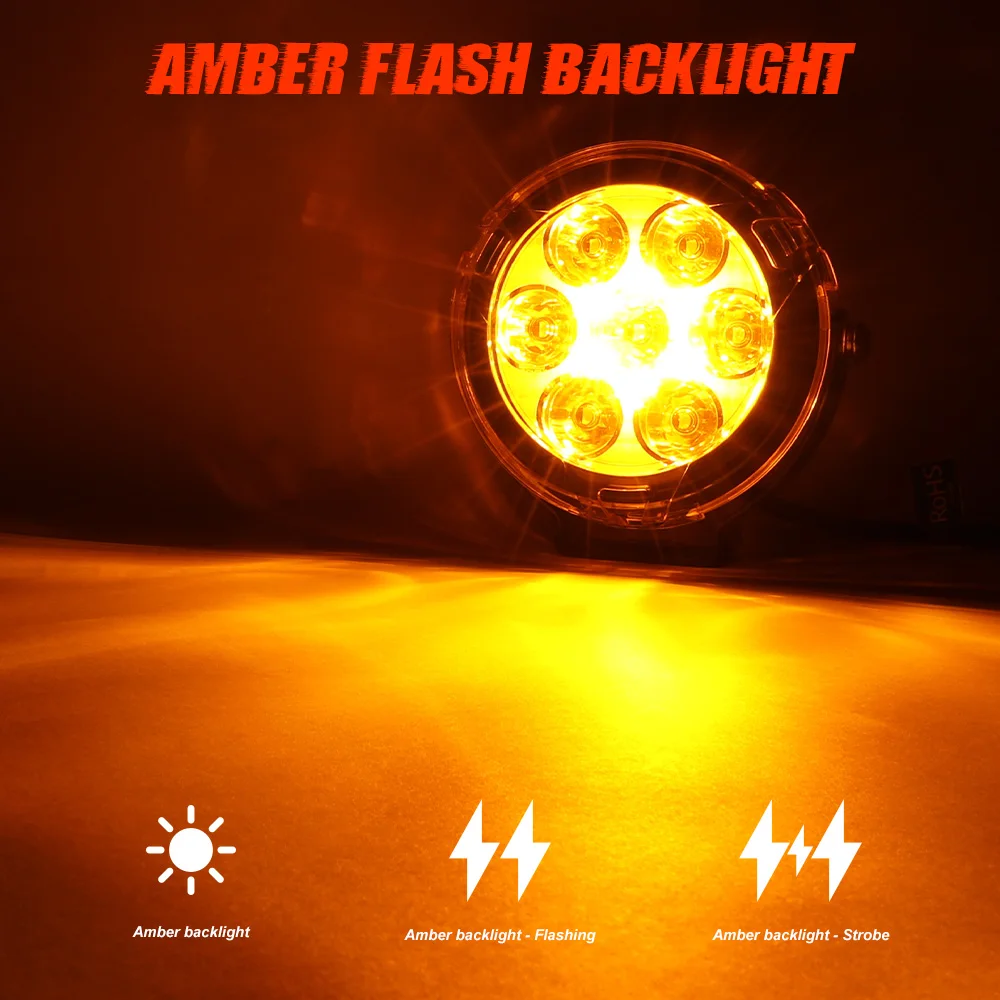7 Led Fog 120W 70W Aux GR Motorcycle Auxiliary Light With Switch Wire Harness For BMW Motorcycle