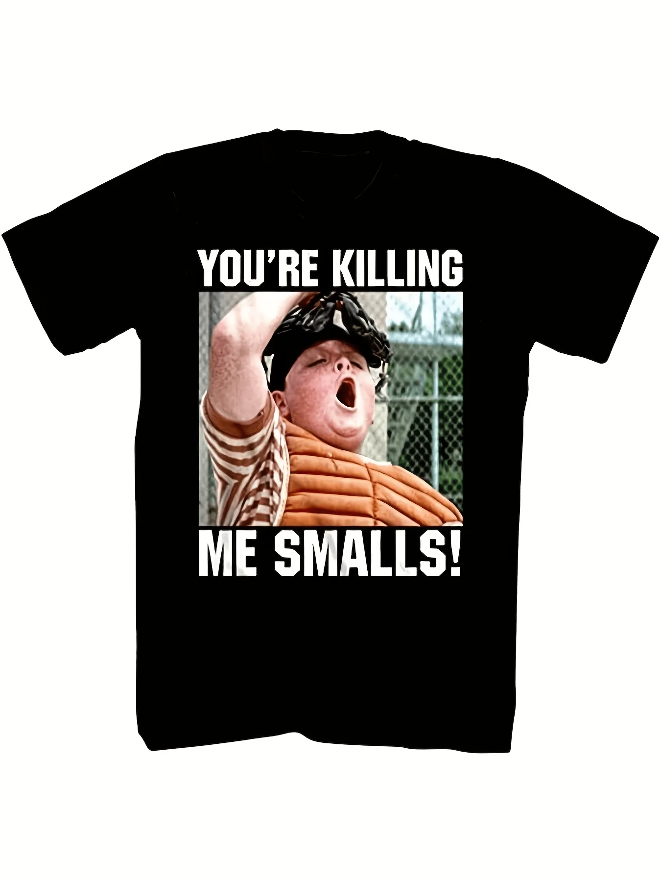 You're Killing Me Smalls Sandlotie Quote Suitable for Spring Summer and Autumn Daily and Holiday Wear S XXXL Size Fashion Design Breathable Short Sleeved Shirt, Short Sleeve - Versatile & Comfortable for Casual Outings, PLUS SIZE