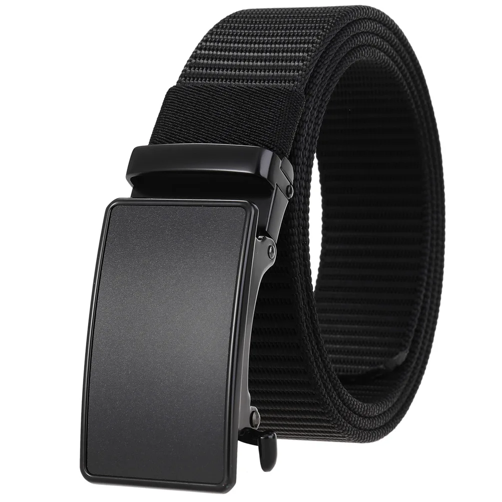 Automatic Buckle Light Comfortable Nylon Military Belt Outdoor Hunting Multifunctional Tactical Canvas Belt High Quality 3.4cm
