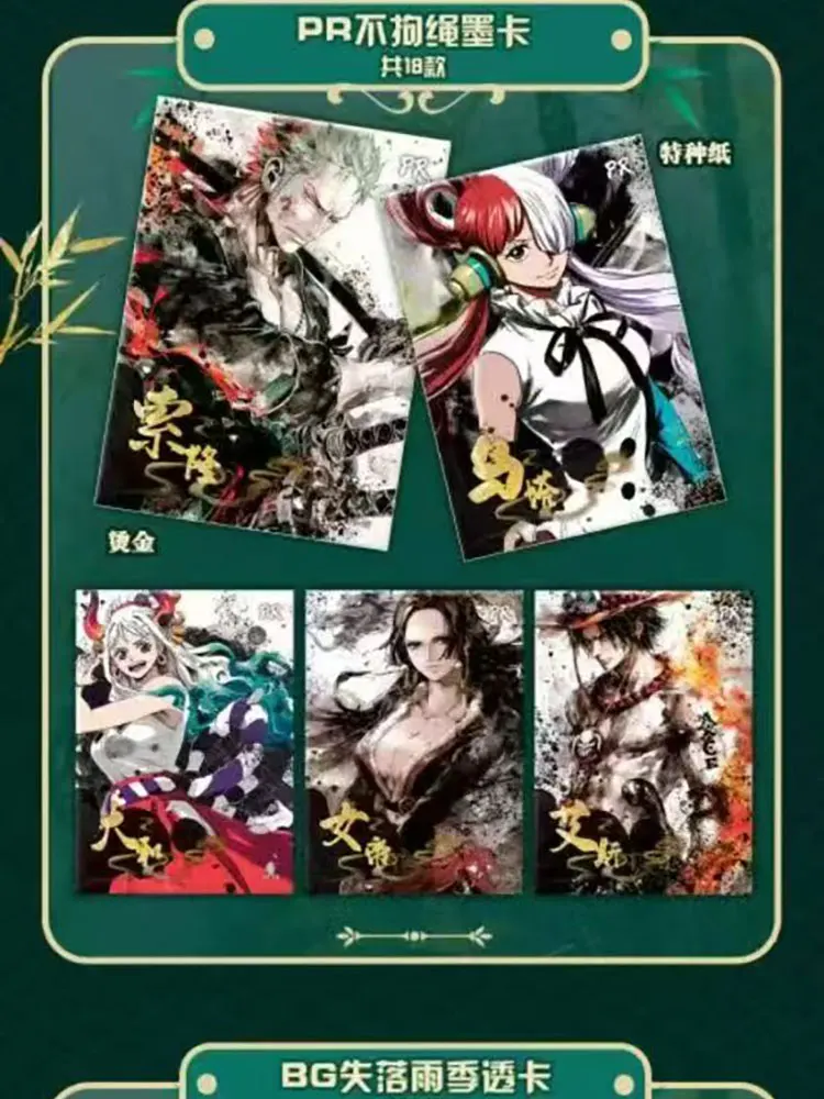 Wholesale 2026 Newest HeKa One Piece 3 Card Collection Cards Nami Boa Japanese Anime Character Children's Toys Birthday Gifts
