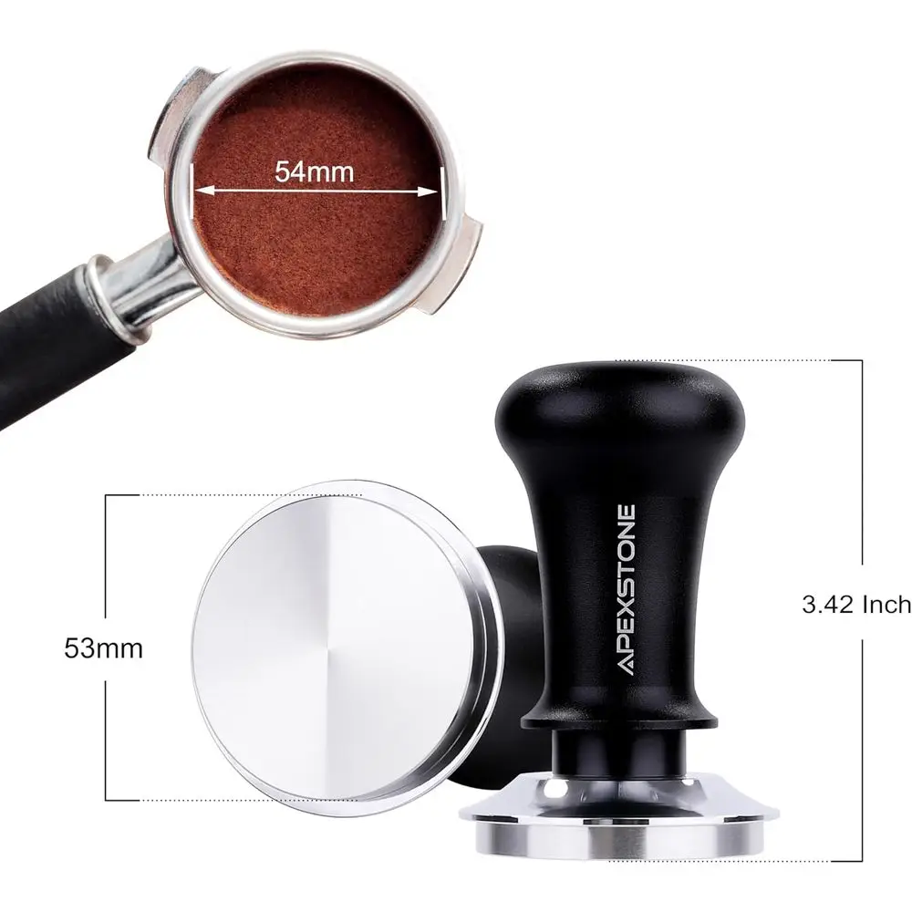 Spring-Loaded Coffee Tamper, 5mm for Espresso Brewing