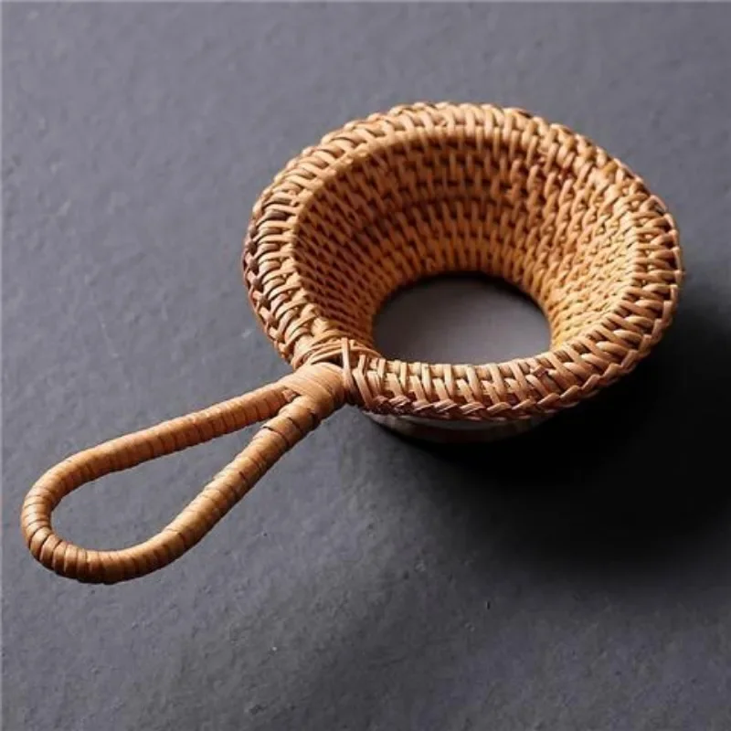 Bamboo Tea Strainers, Tea Ceremony Utensils, Table Decor, Teaware Kitchen Tool,  Rattan Wooden Tea Leaves, Funnel Accessories