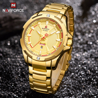 NAVIFORCE Men Luxury Wrist Watch Waterproof Business Male Watches Stainless Steel Casual Quartz Calendar Clock Relogio Masculino