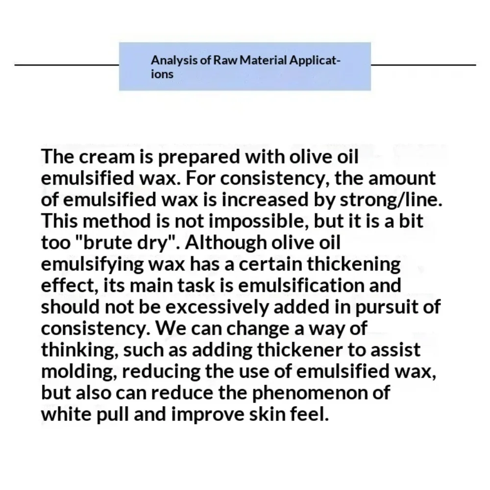 Plant-Based Emulsifying Wax - Italian Olive Oil Formula, Cosmetic Raw Material for DIY Skin Care Products