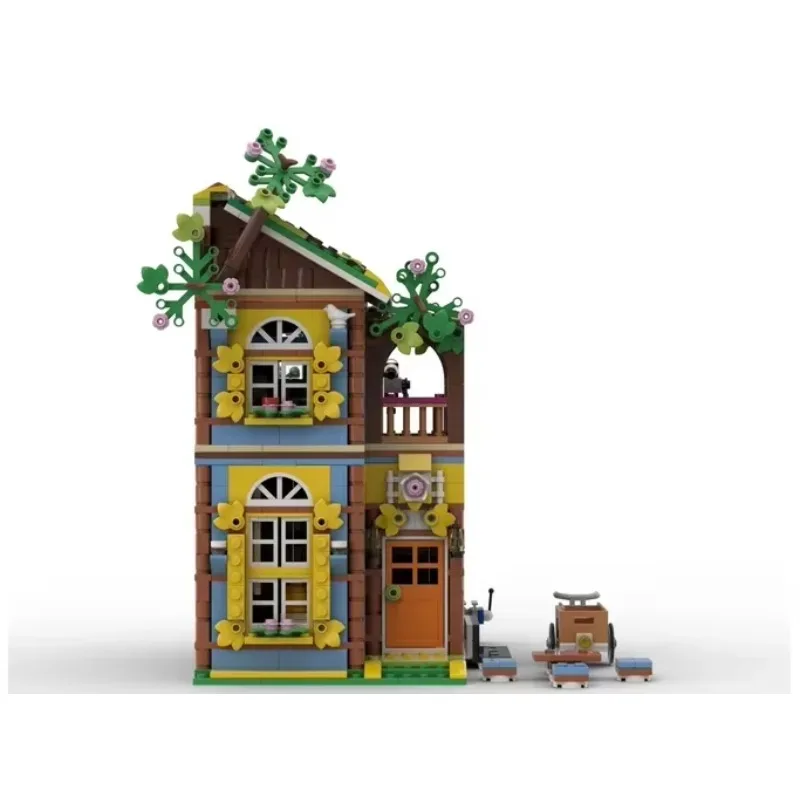 

Moc Building Block Modular Beekeeper's Shop Model Technology Brick DIY Assembly City Street View Toy For Holiday Gift