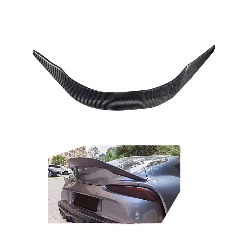 

Аксессуары для автомобилей премиум-класса: Спойлер на багажник из карбона для A90/A91, идеальная совместимость, прочный, для A90