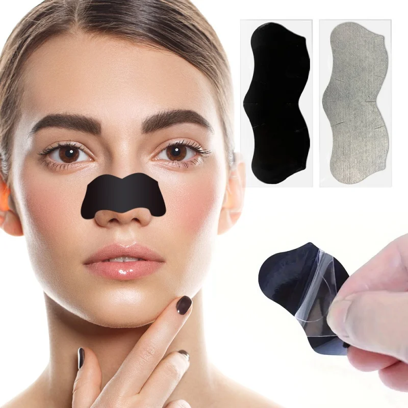 Mascarilla eliminadora de espinillas de nariz, 10/30/50/100 Uds., reduce los poros, puntos negros, elimina rápidamente los puntos negros, tiras de limpieza profunda