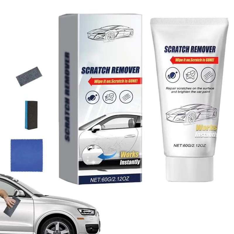 Car Scratch Repair Kit Vehicle Scratch Removal Agent Car Scratch Remover Vehicles Scratches Repair Agent With Cloth Auto Paint