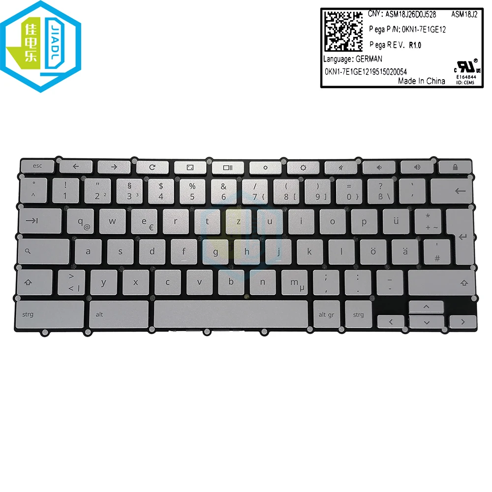 Italian German Spain Backlit Keyboard For ASUS Chromebook Flip C434 C434T C425TA C434TA-DSM4T C425 C425TA-DH384 0KN1-AA1IT12