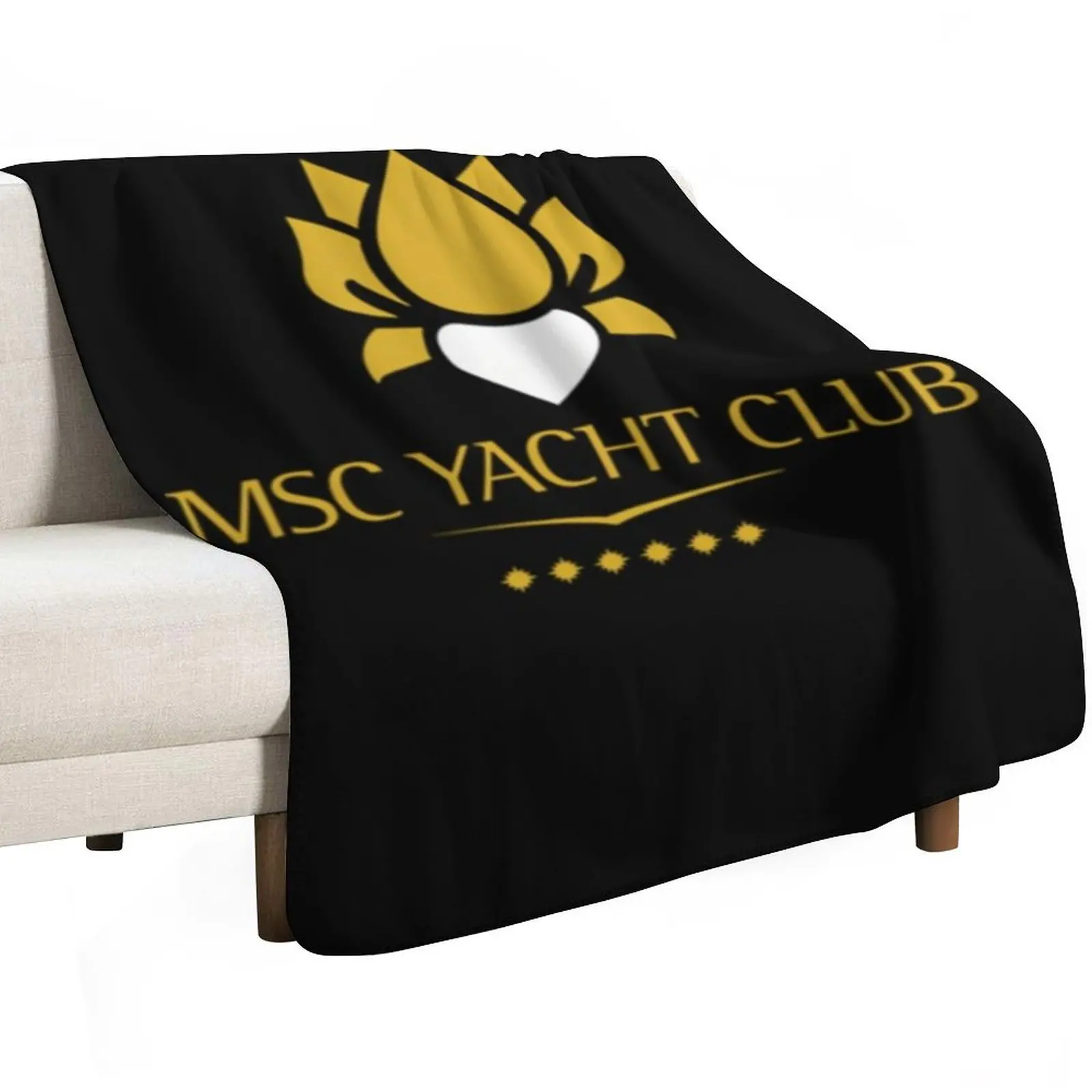 Msc Yacht Club Logo Design Throw Blanket christmas gifts Furrys Luxury Thicken Giant Sofa manga Baby Blankets