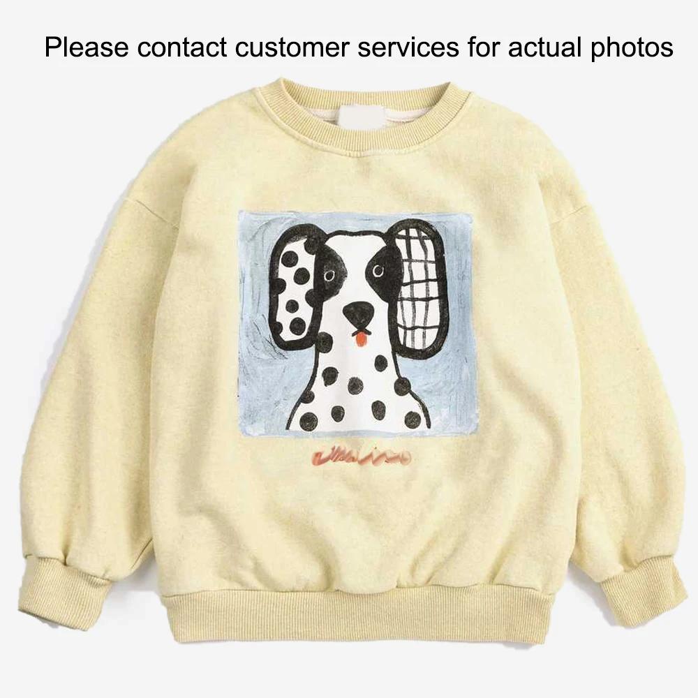 Spring 26 BC Brand Kids Girl Cartoon Long Sleeve Sweatshirt Jacket Tops Pure Cotton Baby Boy Outfit Outerwear Winter Regular Fit
