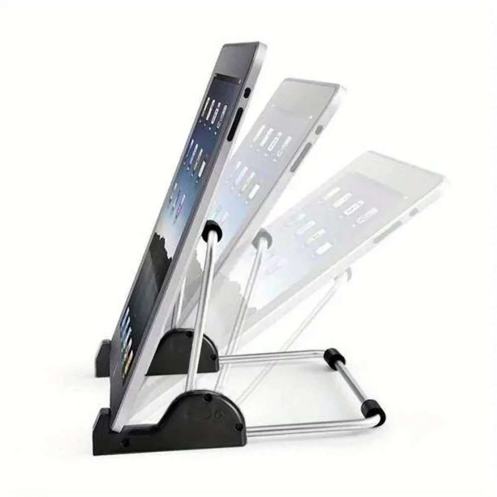 Portable Collapsible Tablet Stand Removable Highly Flexible Three Angles Stand Adjustable Steady Support Tablet Holder Universal