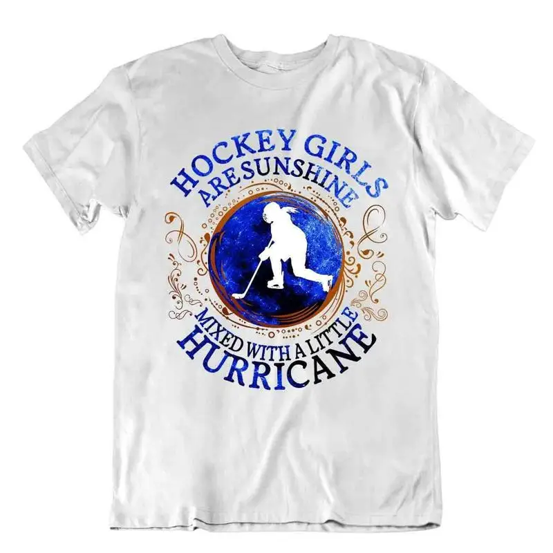 

Hockey Sport TShirt Tee Gift Cool Vintage Cute Funny Happy Skates Goal Hurricane