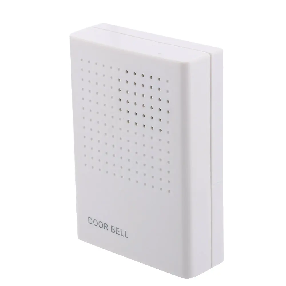 MAOTEWANG Generic DC 12V Wired Doorbell Door Bell Chime Home Access Control System White Small Size For Security Access Control
