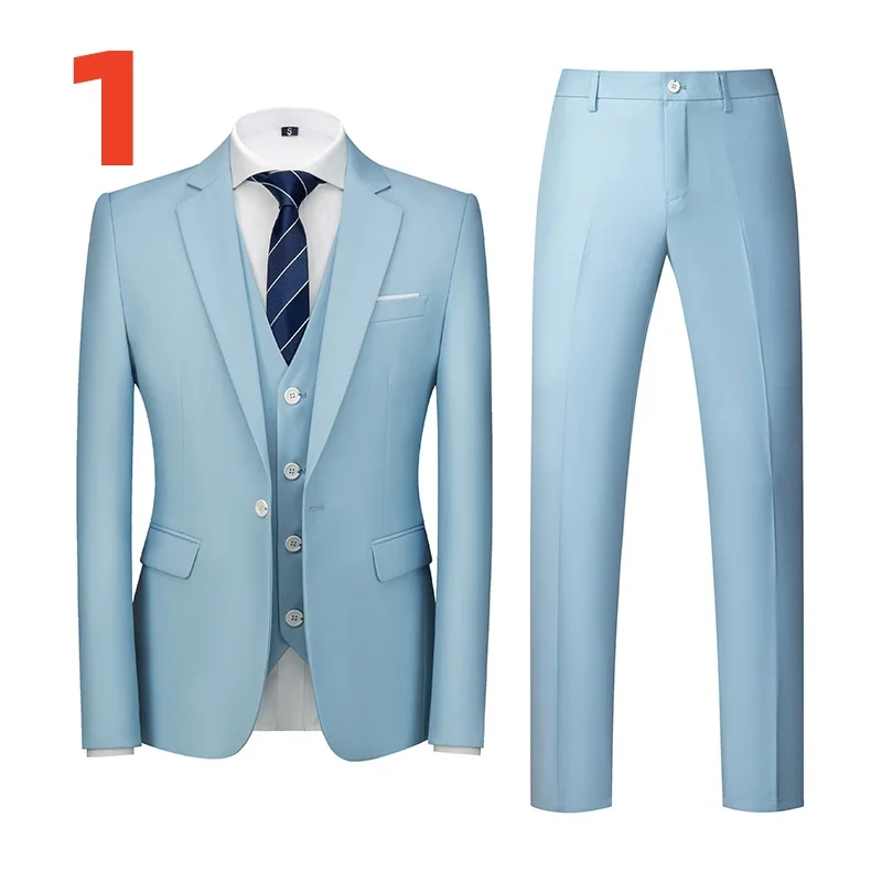 

W-174 formal suit for men, formal wear, British style wedding groomsmen suit, business casual suit for men