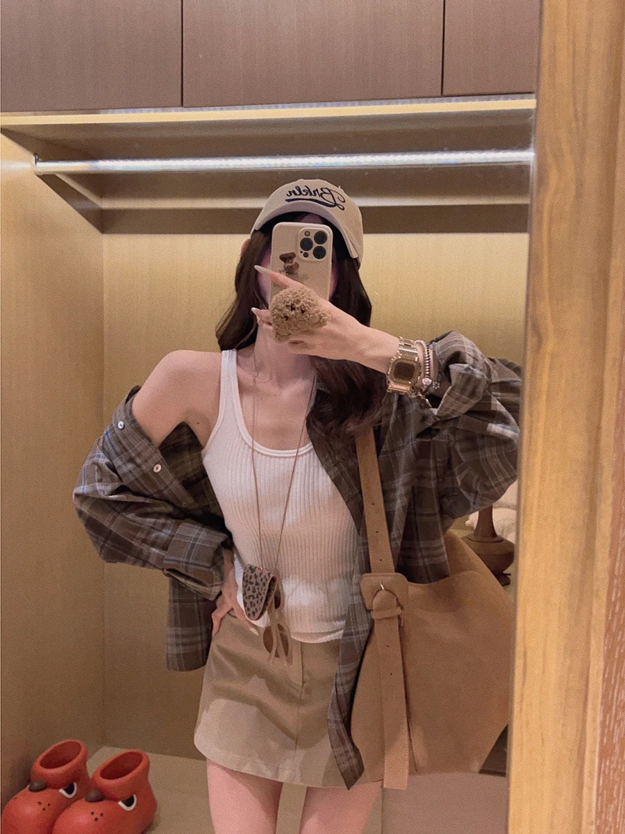 

Жилет вязаный Yukiss больших размеров с высокой степенью прилегания, скрывающий боковые выпуклости, удобный, универсальный, в повседневном стиле, женская нижняя одежда