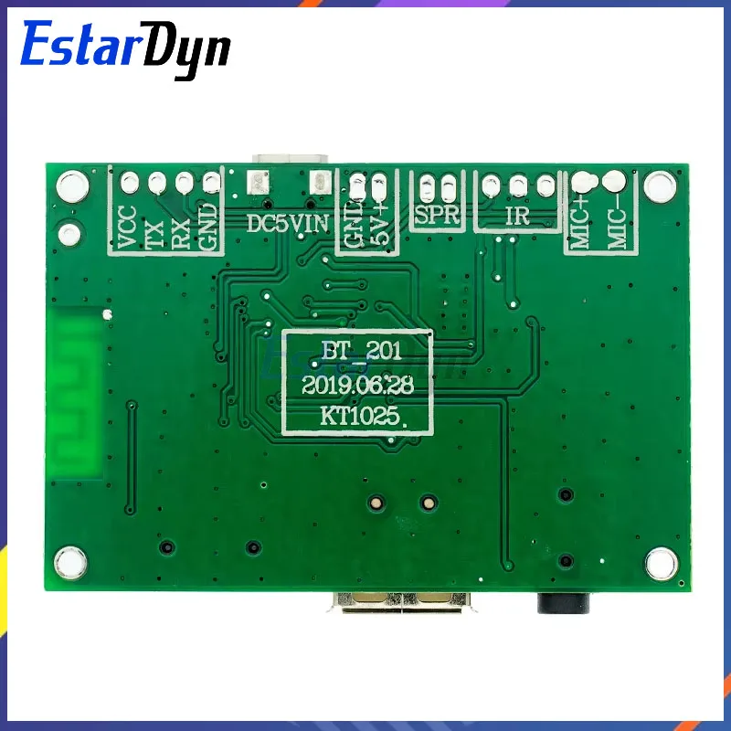 Estardyn BT201 Dual Mode 5.0 Bluetooth Lossless Audio Power Amplifier Board Tf Card U Disk Ble Spp Serial Port Transparent Trans