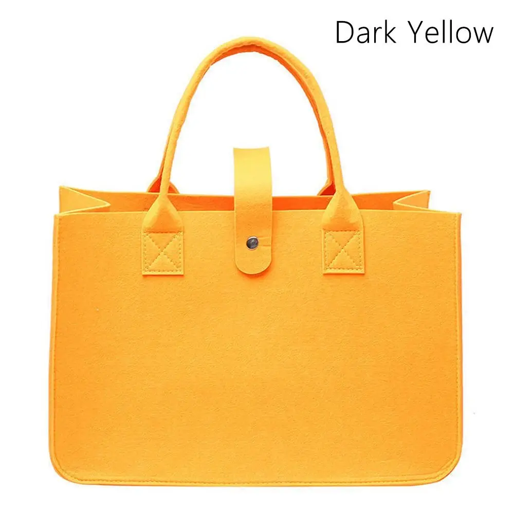 Portable Felt Felt Shoulder Bag Large Capacity Storage Organizer Crossbody Handbag Toy Sundries Messenger Bag Women image 2
