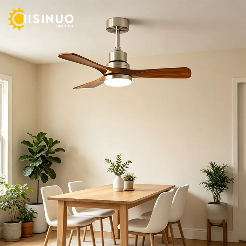 

36-Inch 3-Blade Ceiling Fan Light DC Motor LED 24W*2 Smart 3-in-1 Driver Voice/Timer/6-Speeds Reversible for Bedroom Living Room
