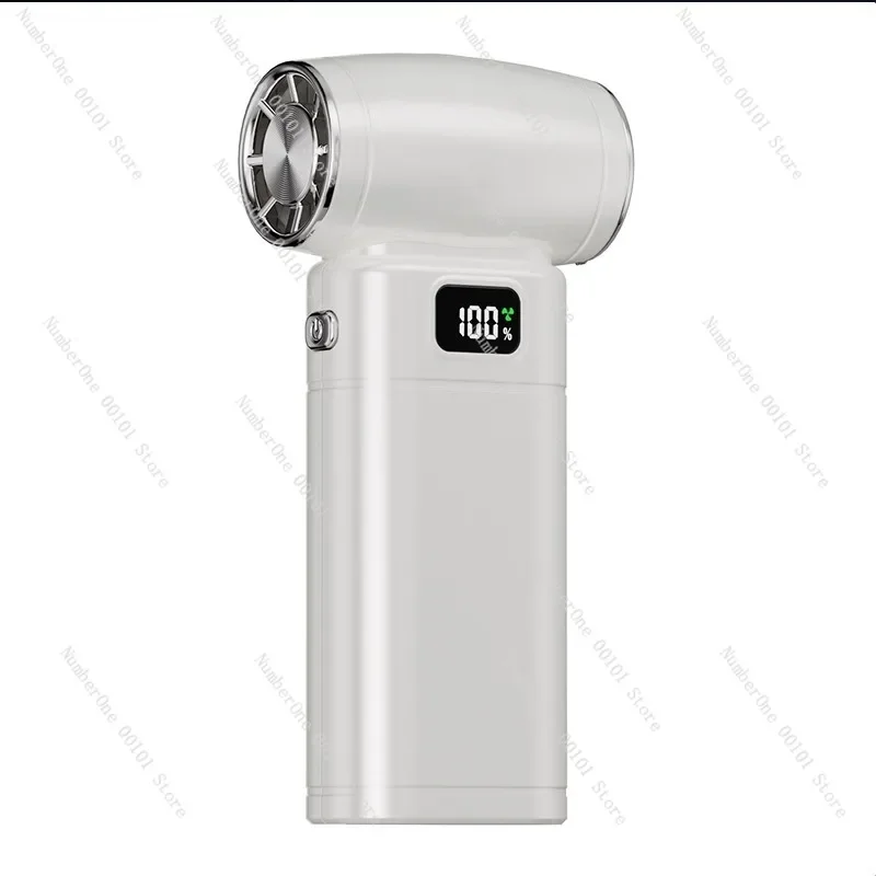 Violent hand-held fan 130,000 turn turbine usb outdoor blowing suction integrated violent small fan