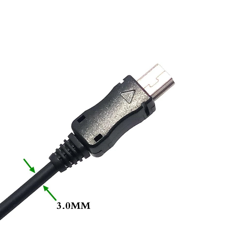 MINI USB interface male socket, 5P straight plug, bent pin, with shell straight pin, three piece set