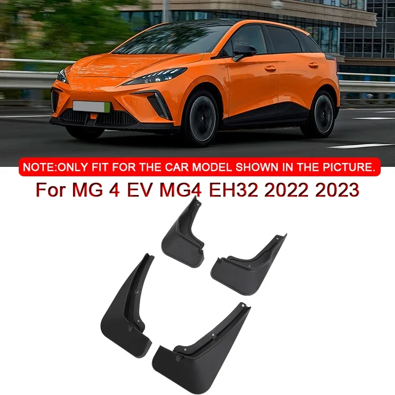 ABS Car Mud Flaps Splash Guard Mudguards Car Styling For MG 4 EV MG4 MULAN EH32 2022 2023 MudFlaps Front Rear Fender Accessories