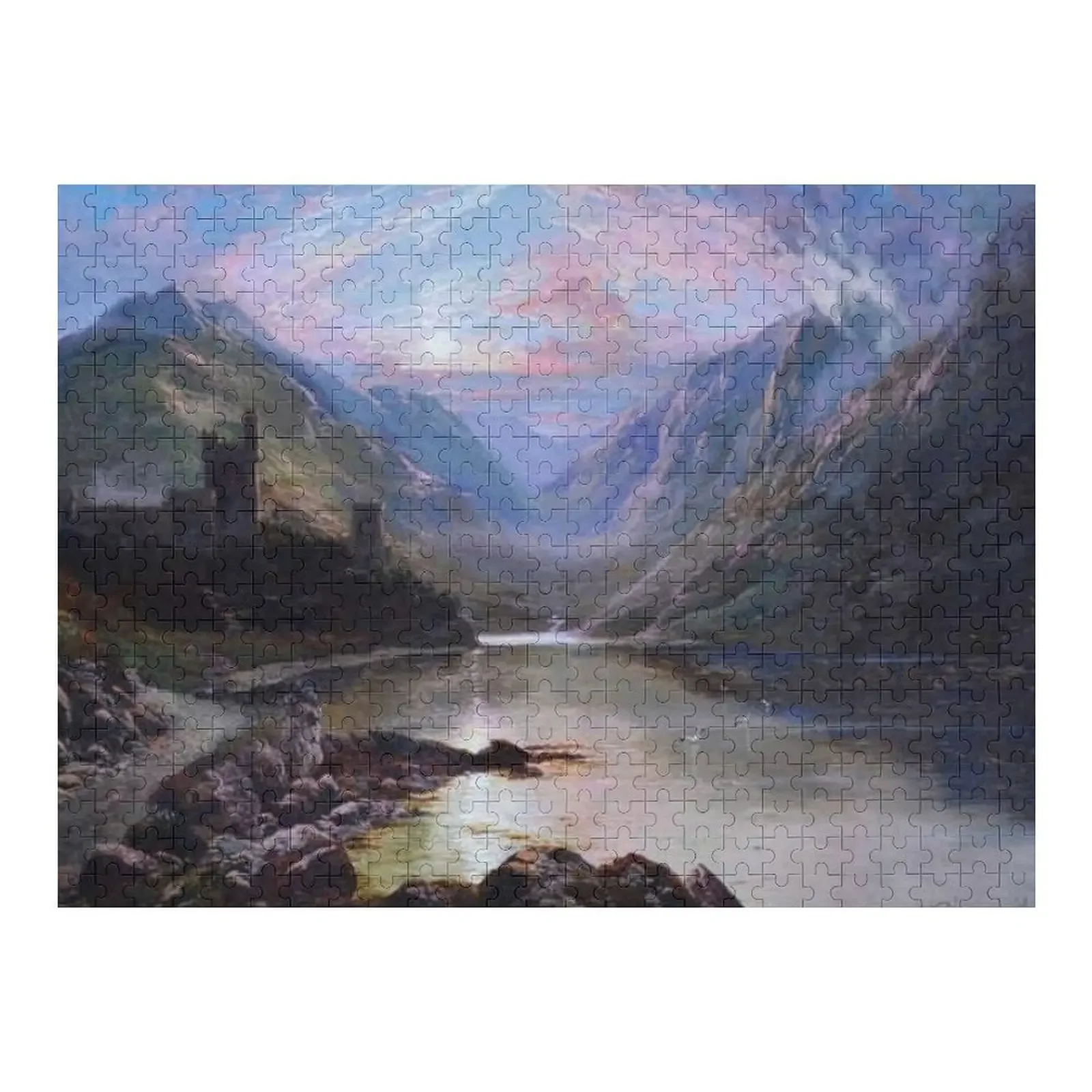 

Irish Landscape of Donegal Sunset Mountains and Loch landscape by Lough Beagh Jigsaw Puzzle Wooden Animal Wooden Name Puzzle