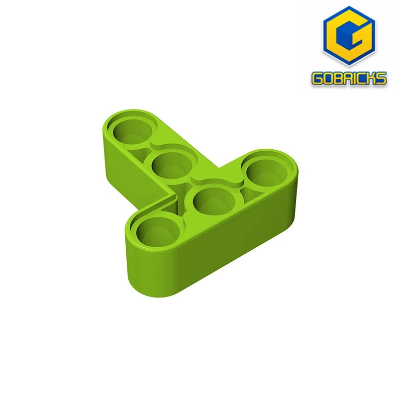 Gobricks GDS-670  Technical, Liftarm, Modified T-Shape Thick 3 x 3  compatible with lego 60484  pieces of children's toys