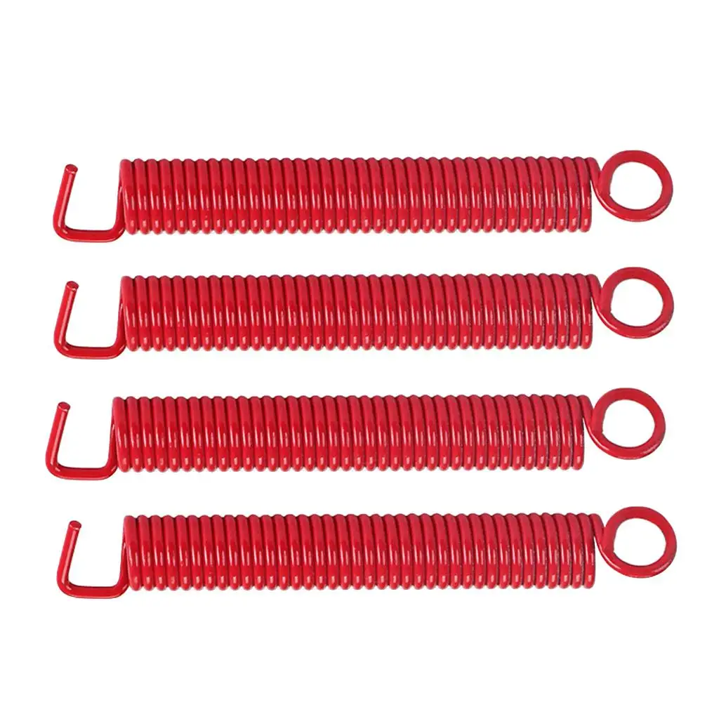 4 Pcs Electric Guitar Tremolo Bridge Springs for Bridge Guitar Replacement Parts -Red