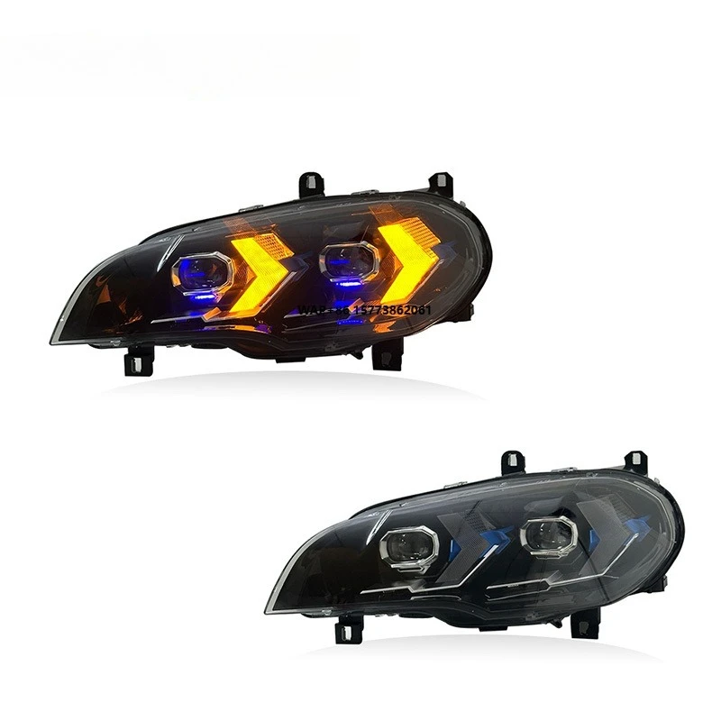 

1 Unit LED Headlights Car Accessories Suitable for Auto Lighting Systems 07-13 X5 Headlight Assembly E70 Car LED Lights
