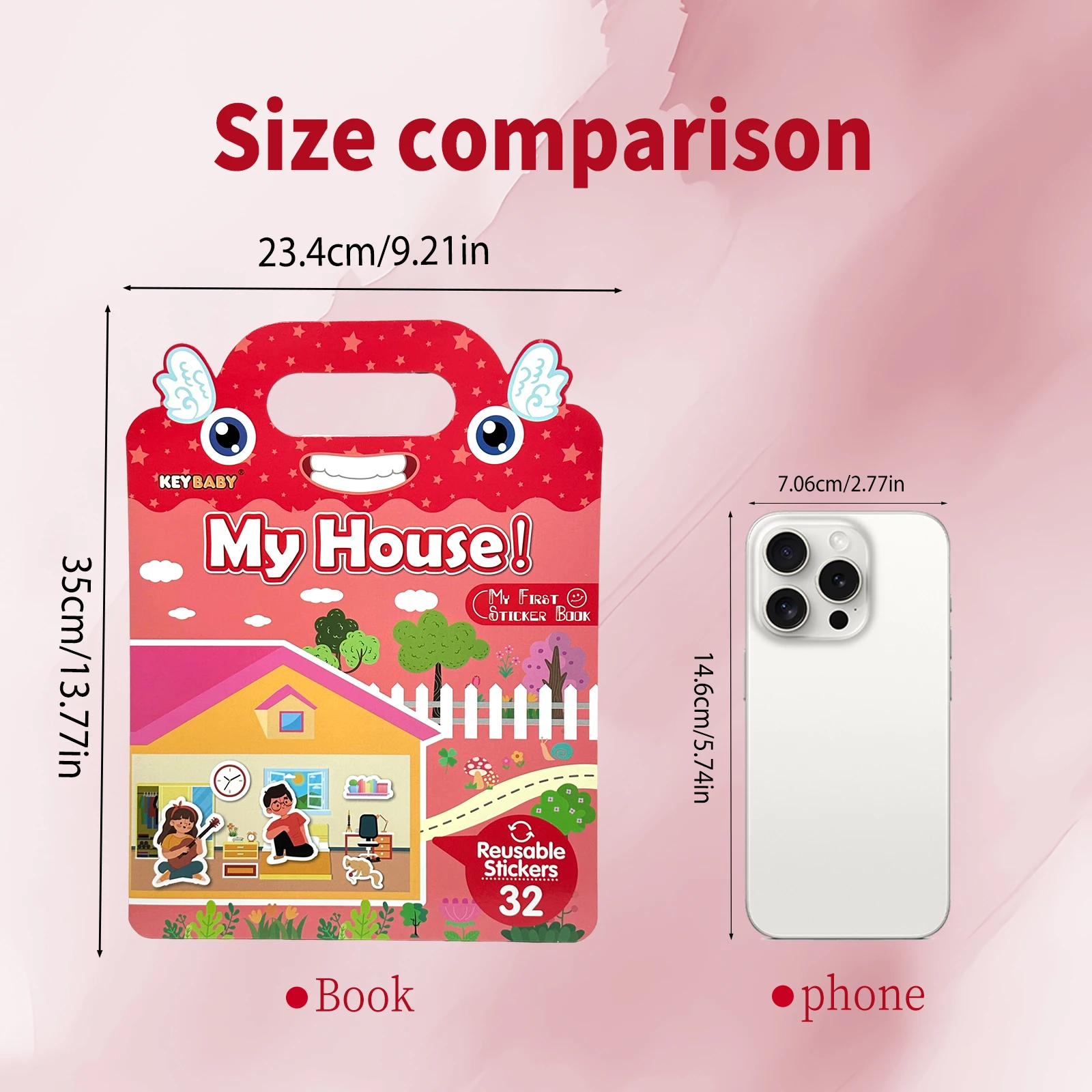 Children's Toy Book Stick The Object To The Corresponding Position Repeatable Paste Children's Educational Books Easy To Carry