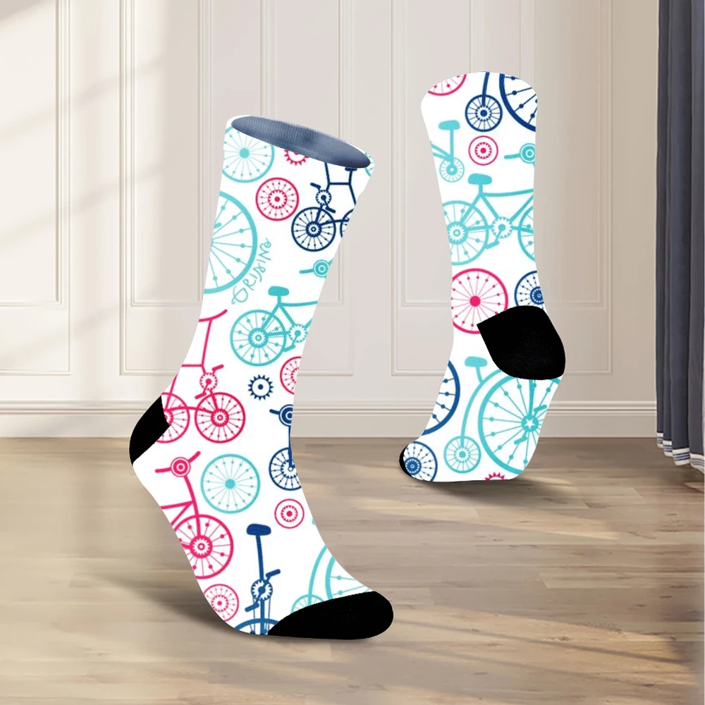 Nouveaux hommes femmes chaussettes chaussettes créatives mode personnalité tendance dessin animé Couple chaussettes drôles chaussettes de cyclisme quotidiennes