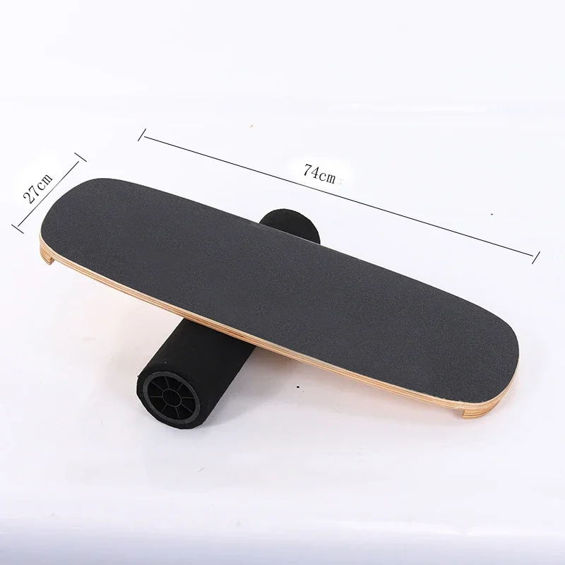 Wooden Balance Board Balance Plate Core Workout For Yoga Twisting Fitness Abdominal Waist Legs Muscles Roller- Board Balancing