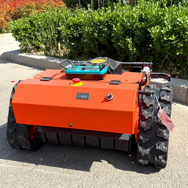 Customized High Quality Heavy Duty Remote Controlled Powered Lawn Mower for Agriculture and Forestry Weeding Crawler Mower