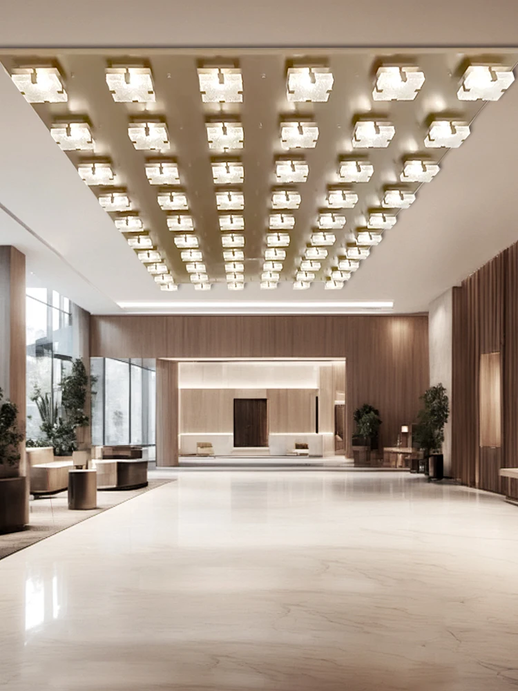 

Hotel lobby Villa club Lobby Restaurant Living room Project Ceiling Lighting Customized LED Light Fixture