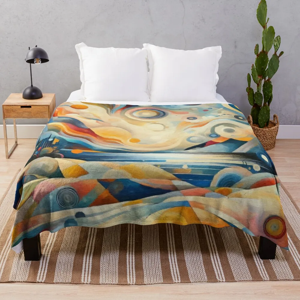 Cosmic Reverie Throw Blanket Soft Bed covers Single Weighted Blankets