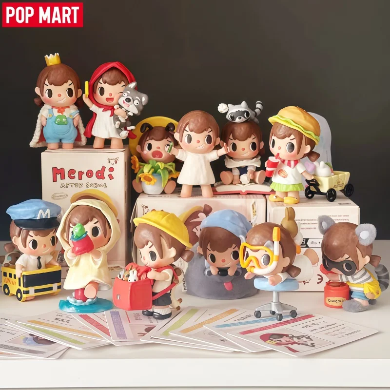 

New POP MART Merodi Chapter 1 After School Series Figures Mystery Box Collectible Toy For Anime Collectors Desktop Decor Gift