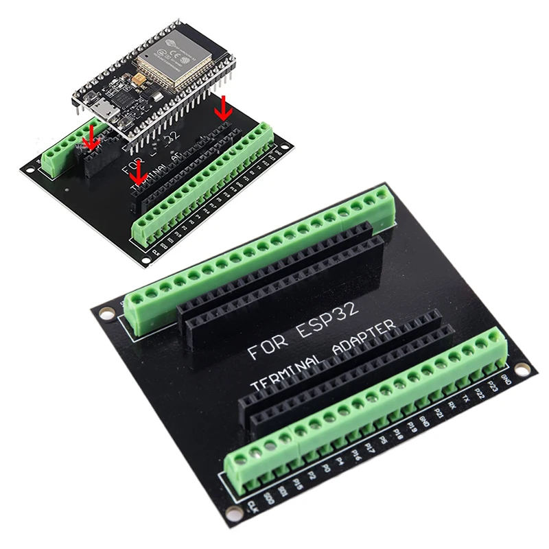 Placa de desenvolvimento ESP32 Dual Core, ESP32 Breakout Board, 2.4 GHz WiFi, GPIO 1 e 2, 38 Pin