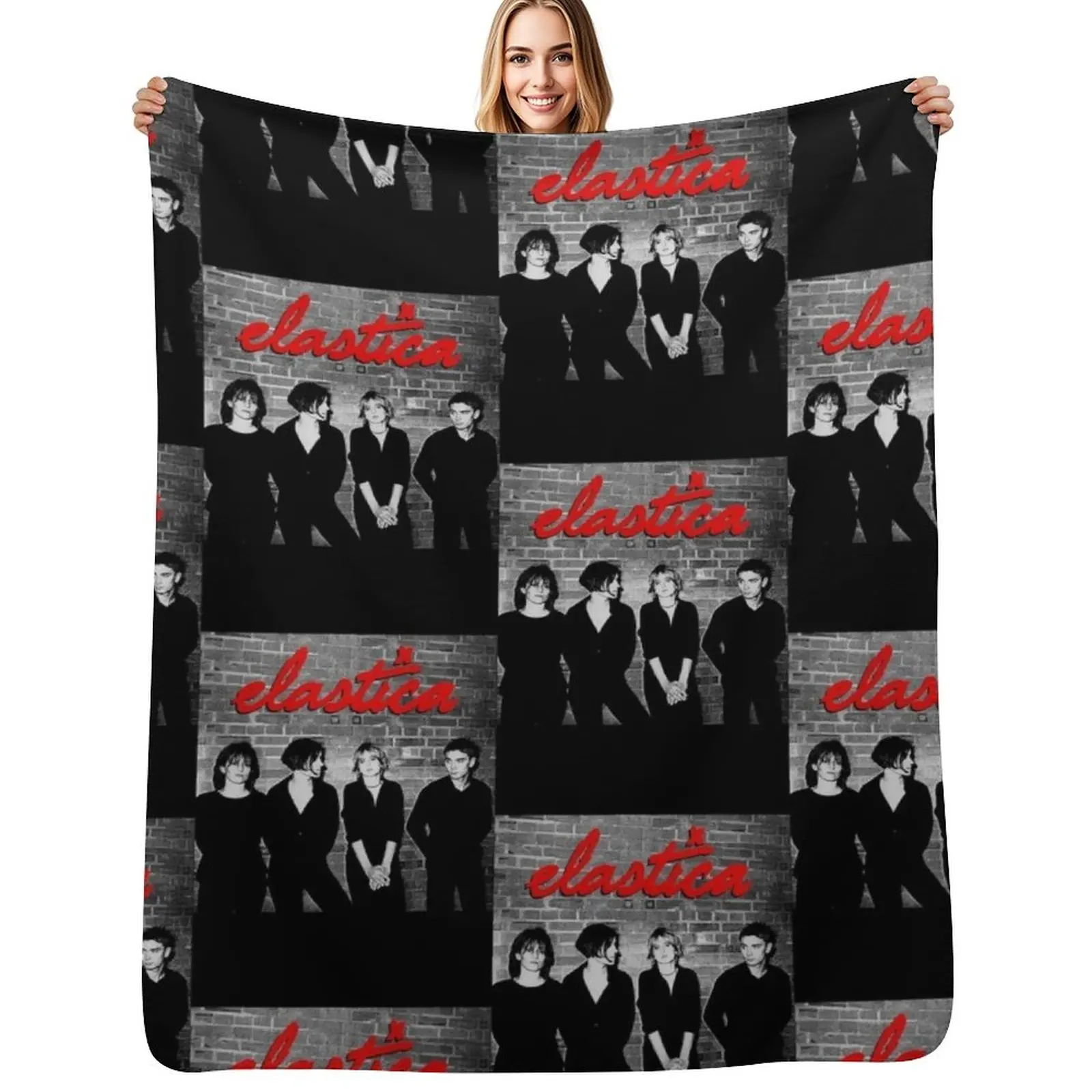 

Elastica Throw Blanket decorative Flannel Blankets