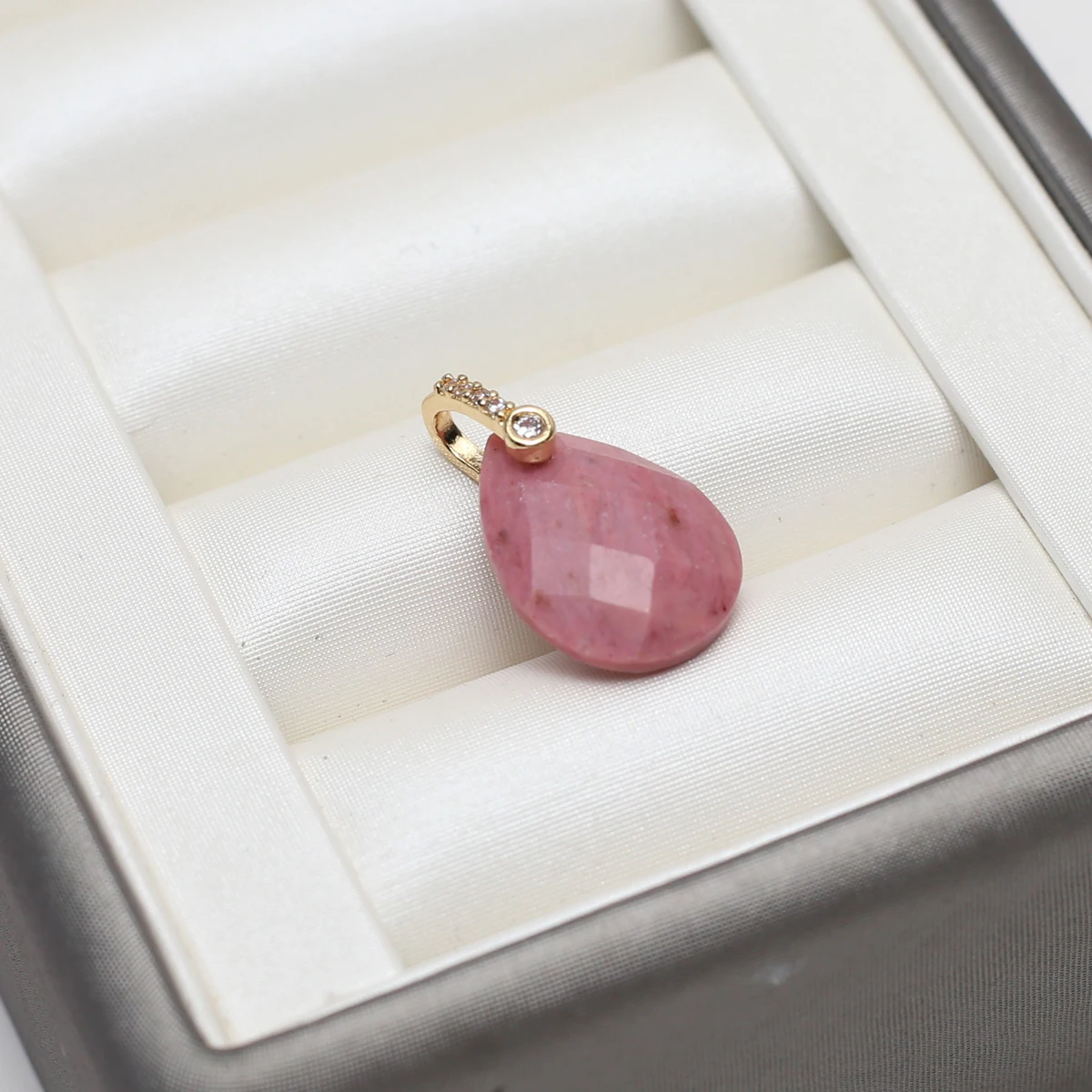 2 قطعة المعلقات الحجر الطبيعي الأوجه جمشت النمر عين السحر لصنع المجوهرات Diy بها بنفسك النساء قلادة أقراط اكسسوارات #4