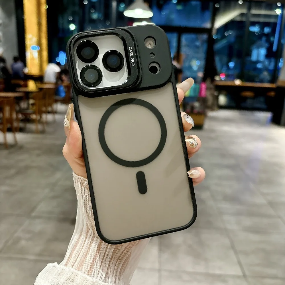 حامل عدسة إبداعي لهاتف iPhone17/16/15/14/13/12/11 PRO MAX حافظة صلبة ذات ملمس جلدي #2