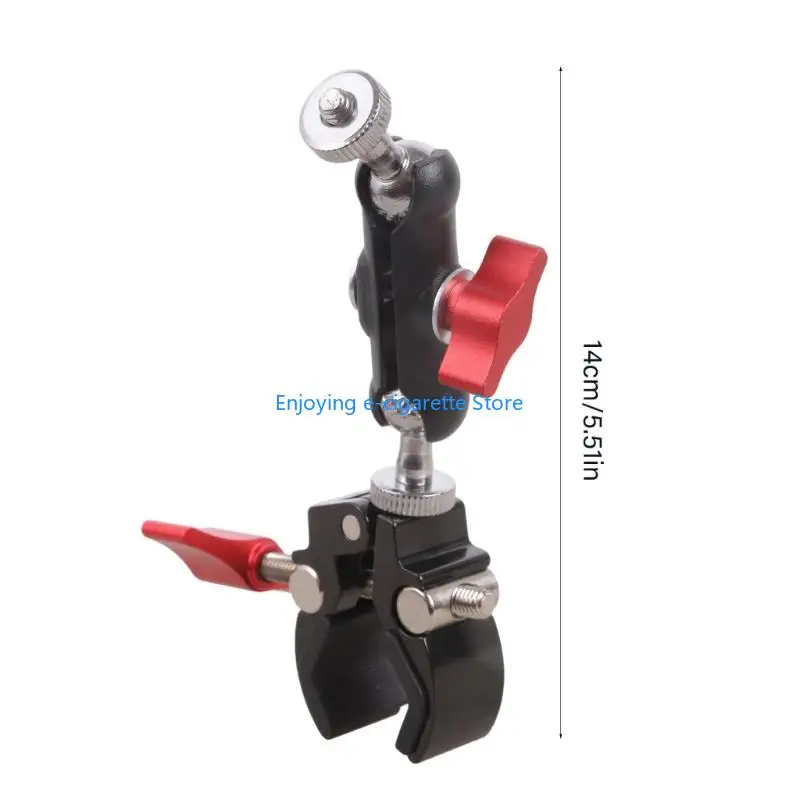 1/4 zoll Gewinde Ball Kopf Gewinde Schraube Halterung Adapter Einstellbare Telefon Mount Adapter Unterstützung Mehrere Gerät – Detail 6