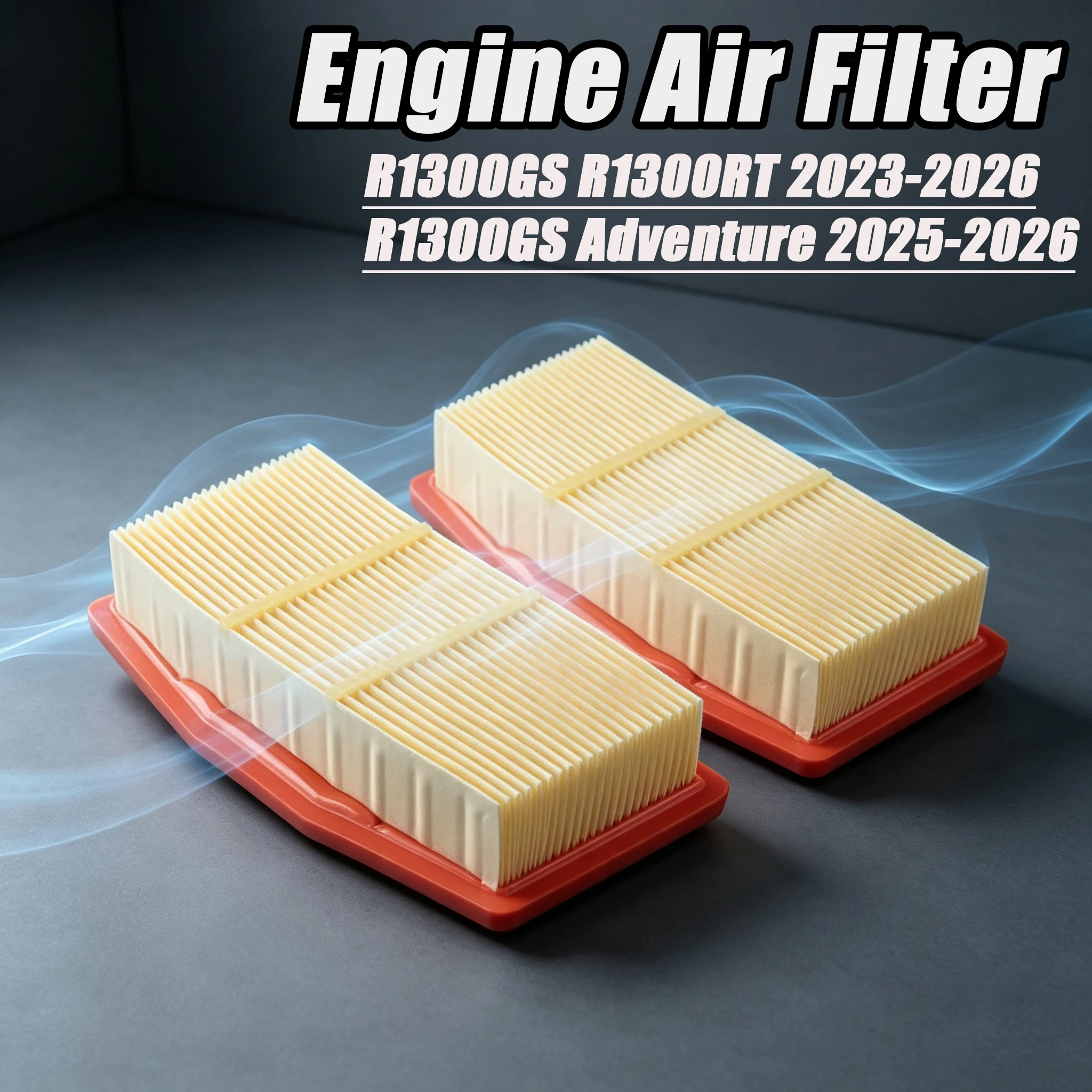 Motorcycle Replacement Engine Air Filter Cleaner Intake Filter Element For BMW R1300GS R1300RT 2023-2026 R1300 GS ADV 2025-2026