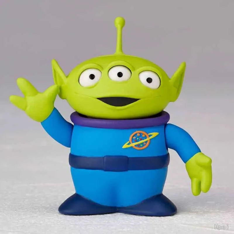 Kaiyodo original revoltech cowboy policial anime figura jessis woody ver 1.5 buzz lightyear 2.anime figuras de ação brinquedos para meninos