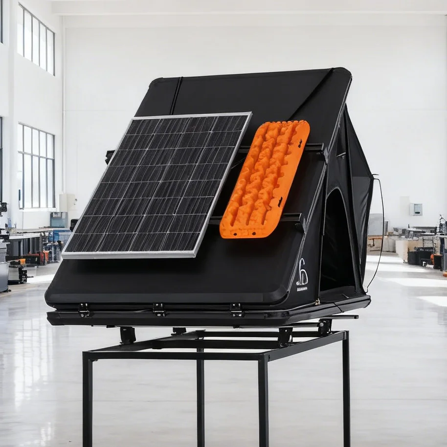 

4x4 Camping Car Truck Accessories Hardshell Rooftop Tent Aluminum Ladder,Customization