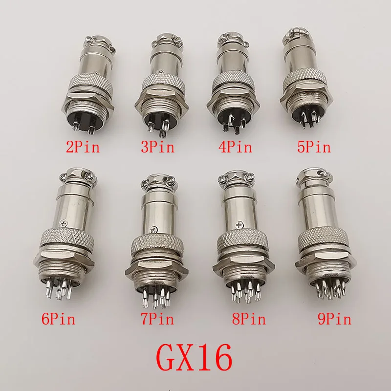 2Pcs GX16 2/3/4/5/6… - image