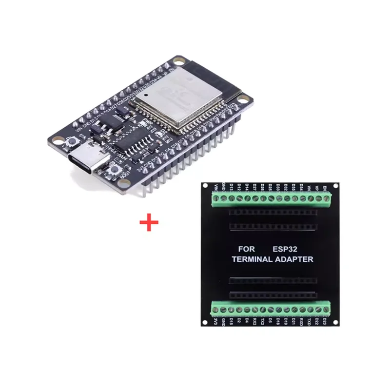 ESP32 TYPE-C USB CH340C WiFi+Bluetooth Ultra-Low Power Dual Core ESP32-DevKitC-32 ESP-WROOM-32 Expansion Board