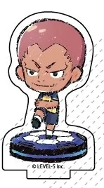 Anime INAZUMA ELEVEN Mini Figure Standing Doll 11 Yuma Nosaka Yuto Kido Small Acrylic Stand Model Plate Cosplay Toy for Gift