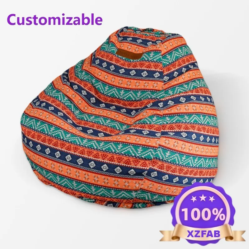 Factory Direct 2026 Cross-border Customized Lazy Bean Bag Sofa Sleeping Tatami Single Lazy Bean Bag Chair Broken Sponge EPP
