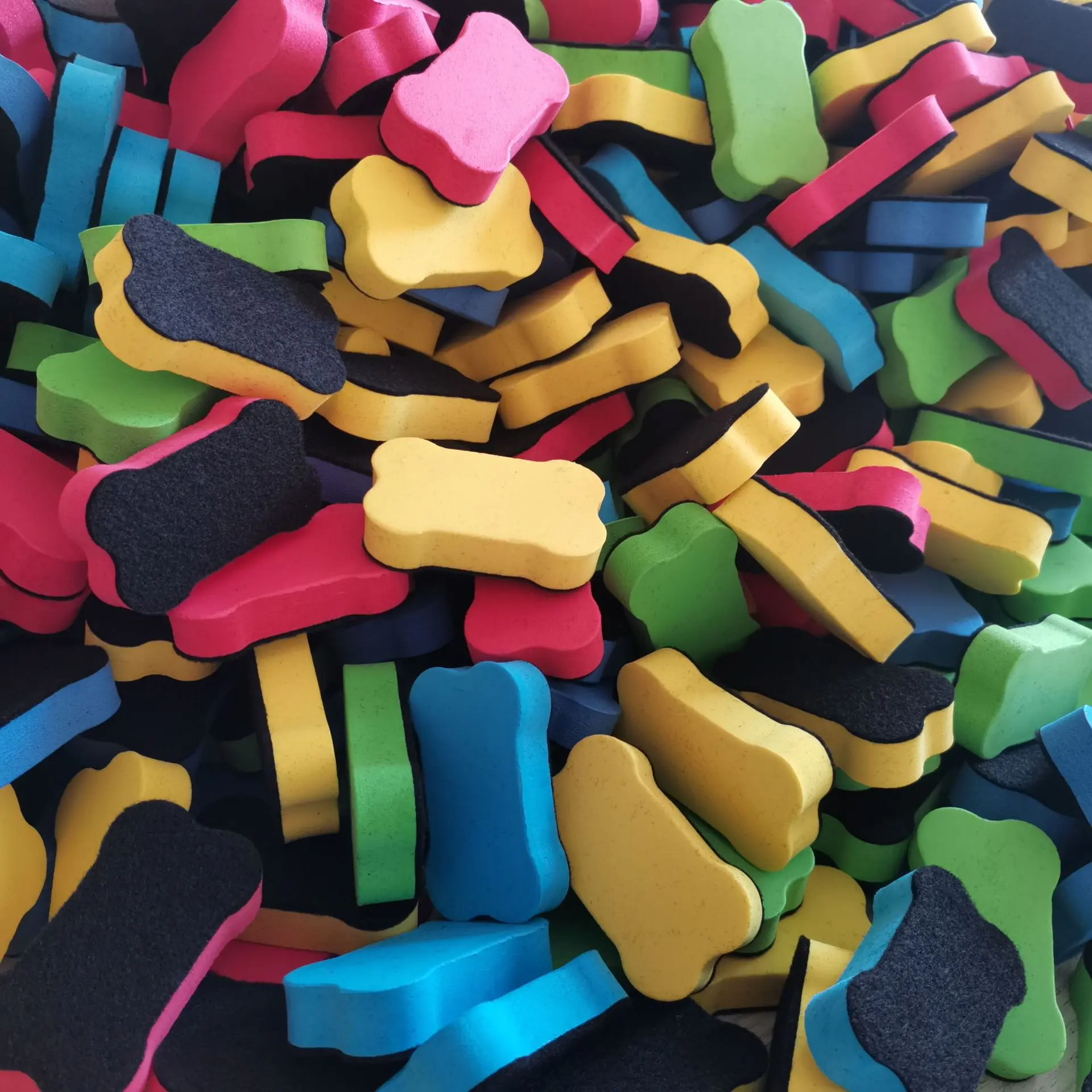 30 قطعة لون عشوائي السبورة ممحاة المغناطيسي ورأى القماش ممحاة صغيرة العظام ممحاة مكتب الأساسية السبورة السبورة ممحاة قابلة لإعادة الاستخدام #4